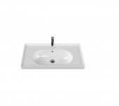 Turkuaz Ceratyle Arya Etajer Uyumlu Damlalıklı Lavabo 80x45 cm - 2