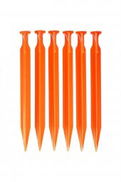 Evolite E-5551 - Arancio ABS Çadır Kazığı - 23cm 6 Adet - 2
