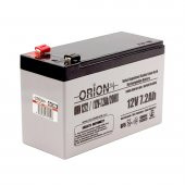 Orion 12V 7.2Ah Bakımsız Kuru Akü - T2 Kalın Soket - 01/2021 Üretim - 2