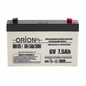 Orion 6V 7.5Ah 10 Adet Bakımsız Kuru Akü - 2