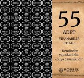 Rossel Premium Lüks Füme 24lü Erzak Saklama Kabı Etiket Hediyeli - 3