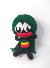 İp Örgü Keçe İlginç Anahtarlık Çanta Süsü Oyuncak Aksesuar thumbnail 3