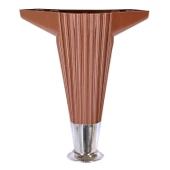 Mobilya Kanepe Koltuk Tv Ünitesi Konsol Konsol Ayağı 17 Cm Baza Ayakları Kahverengi - 1