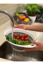 Rossel Premium Akay Katlanır Oval Süzgeç AK696 - 2