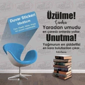 Mevlana Sözleri - Tasavvuf - Motto Duvar Sticker, Etiket, Duvar Yazıları, Sözler Yeşil - 1