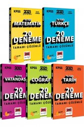 Yargı Yayınevi 2023 Kpss Gy Gk Tamamı Çözümlü 20 Deneme Seti - 1