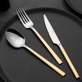 Nehir Dalyan Altın Sade 36 Parça Küçük Aile Takımı - 1