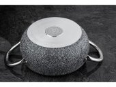 Taç Luna 4lü 7 Parça Granit Tencere Seti Gri TAC-3494 - 6