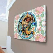 Ejderha -Çin -Mitoloji -Takvim -Dekoratif-70x100cm Dekoratif Kanvas Tablo - 1