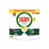 Fairy Hepsi Bir Arada Limon 120 Adet Bulaşık Makinesi Kapsülü - 7