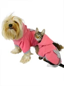 Pinky Rabbit Sweatshirt Kapşonlu Kedi Kıyafeti Kedi Sweatshirt thumbnail 2