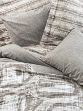 Cotton Box Modern Çift Kişilik Nevresim Takımı Root Vizon thumbnail 2