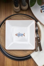 Mart Home Akdeniz Kare Pasta Tabağı 20 cm - 1