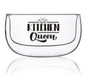 Rossel Premium Perotti Double Bowl 300 ml. Cam Kase 13795 - 1