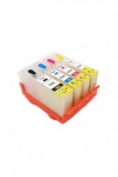 Hp 920 Uyumlu Kolay Dolan Kartuş - 4 Renk - çipsiz - 1