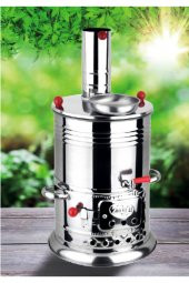 Zarif Iş Semaver Tek Musluk 3.5 Litre Odun Kömür Piknik Semaveri - 1