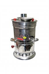 Zarif iş Semaver Odunlu Içten Demlikli - 3