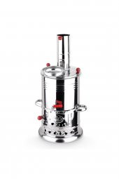 Zarif Tek Musluklu Çelik Piknik Semaveri 3.5 Litre - 1