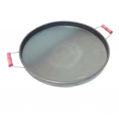 30 Cm Derin Saplı Kavurma Izgara Bazlama Börek Sacı 1.5 Mm Kalın Kalite Sac - 1