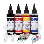 EPSON L1300,L365,L386,L565 UYUMLU 4 RENK MÜREKKEP SETİ 4X100ml - 1