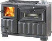 MERİÇ CAMLI FIRINLI KUZİNE SOBA Tuğlalı uyuyan soba kömür sobası - 1