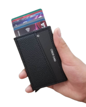 Minimalist Secrid Otomatik Mekanizmalı Metal RFID Korumalı Kredi Kartlık - 1