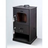 SÜREL 5123 RELAX ŞÖMİNE CAMLI 5 MM ÇELİK TUĞLALI SOBA KÖMÜR ODUN - 1