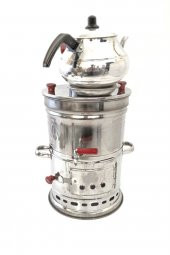 Zarif iş Odunlu Semaver + Demlik - 1