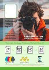 Canon Epson Hp Için Rapunzel satin Fotoğraf Kağıdı 260gsm 50yp 10x15 - 1