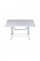 Katlanır Masa Seta 70x120 kırk beyaz - 1
