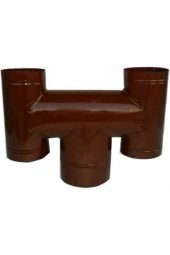 Soba H Boru Baca Rüzgarlık Kahve - 1