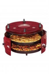 Uğur Çift Tepsili Fırın-tepsileri Emaya Fırın-çift Tepsili Yuvarlak Davul Fırın - 1