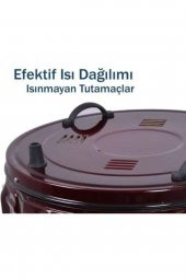 Uğur Çift Tepsili Fırın-tepsileri Emaya Fırın-çift Tepsili Yuvarlak Davul Fırın - 2