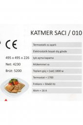 Uğur Elektrikli 2000w Termostatlı Katmer Gözleme  Yufka Sacı - 3