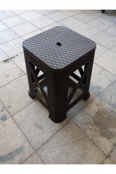 Mevsim 4 ADET Kalin Rattan Tabure & Sandalye & Oturak - 1