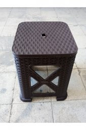 Mevsim 4 ADET Kalin Rattan Tabure & Sandalye & Oturak - 2