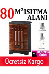 MERİÇ Soba Kömür Sobası Odun Sobası Talaş Sobası Uyuyan Soba Kovalı Soba Döküm Soba - 2