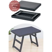 Büyük boy katlanır ayak piknik sehpa kamp masası plaj bahçe balkon sehpası thumbnail 1