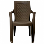 Plastik Sandalye 4 Adet Gold Balkon Bahçe Kamp Mobilya (acı Kahve) Xömbx98 - 2
