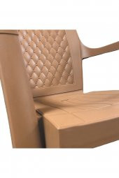 Romanoset Palermo Teak Plastik Kollu Balkon Ve Bahçe Sandalyesi 4 Lü Set - 3