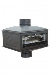 Mat Siyah Cimri Kuzine Soba Üstü Boru Fırını + Tepsi Hediyeli - 3