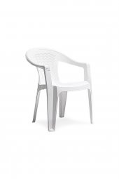 2 adet Retro Plastik sandalye Koltuk bahçe balkon sandalyesi - 2