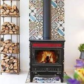 Sabah S106 Camlı Odun Kömür Sobası - 2