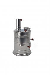 Zarif iş Krom Semaver 8 Litre Tek Musluk - 3