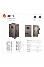 Sürel Siyah Tam Döküm Soba - 2