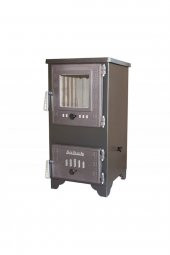 Sabah S102d Mini Dik Döküm Şömine Soba - 1