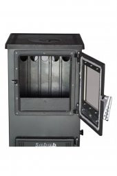 Sabah S102d Mini Dik Döküm Şömine Soba - 2