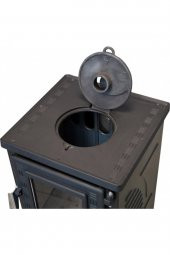 Sabah S102d Mini Dik Döküm Şömine Soba - 3
