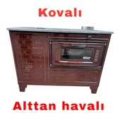 ARISOY PARİS Kuzine Soba uyuyan  alttan havalı Odun Ve Kömür Sobası Kovalı - 1