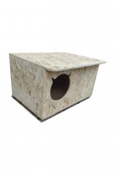 Dış Mekan Kedi Evi  Kedi Kulübesi Barınak Yuva Sudan Etkilenmez thumbnail 2